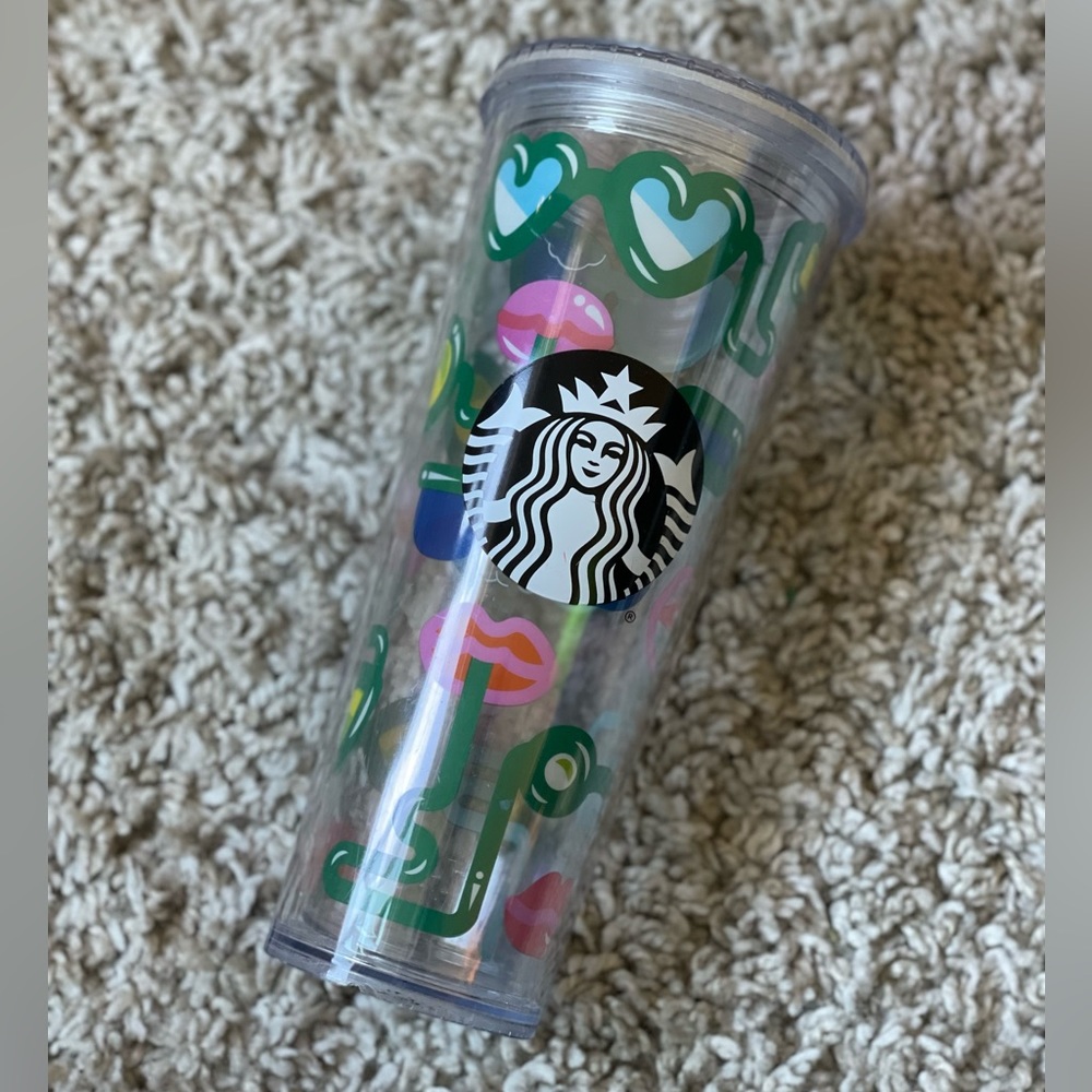 USED- Starbucks Crazy Straw Tumbler